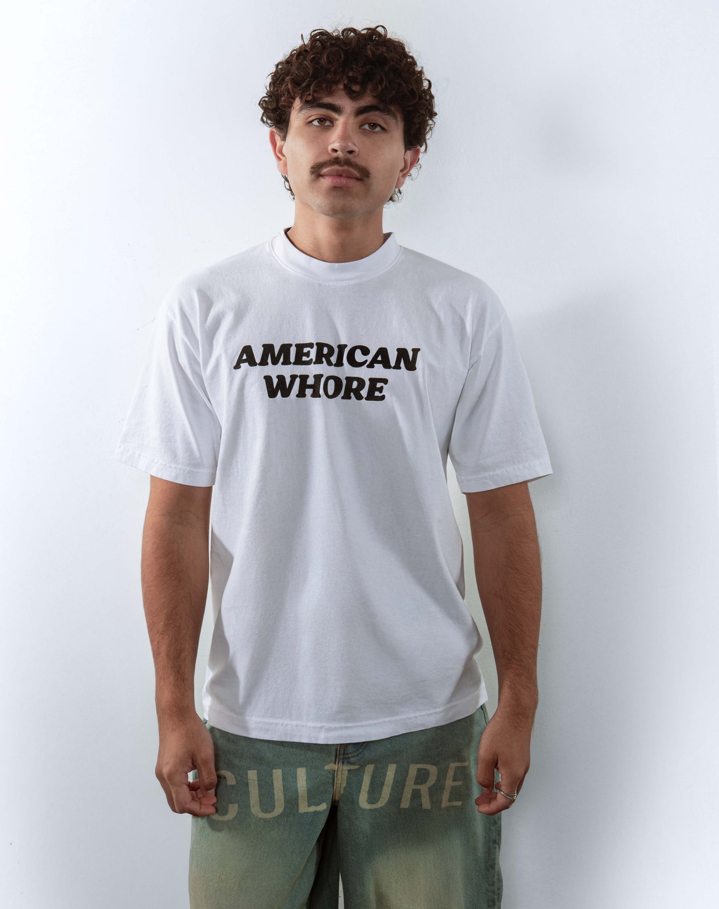 American Whore T-Shirt - White