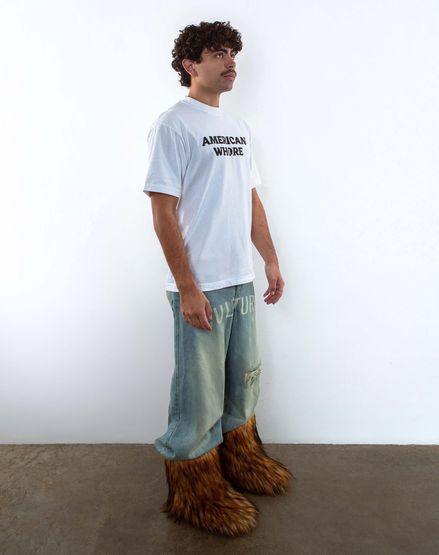 American Whore T-Shirt - White