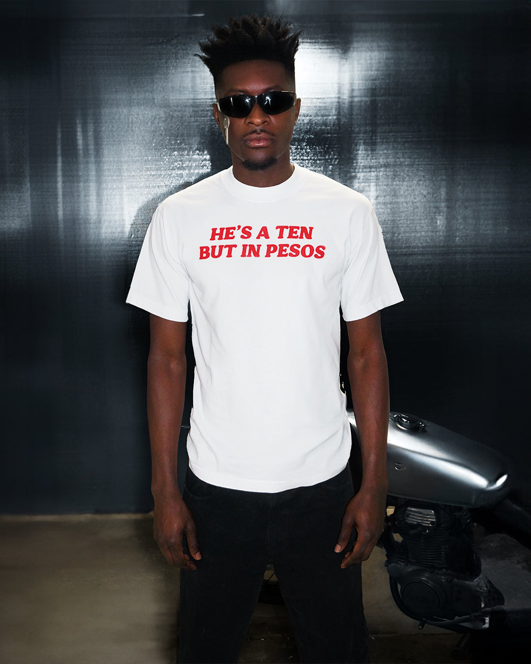 Ten but in Pesos T-Shirt - Off White