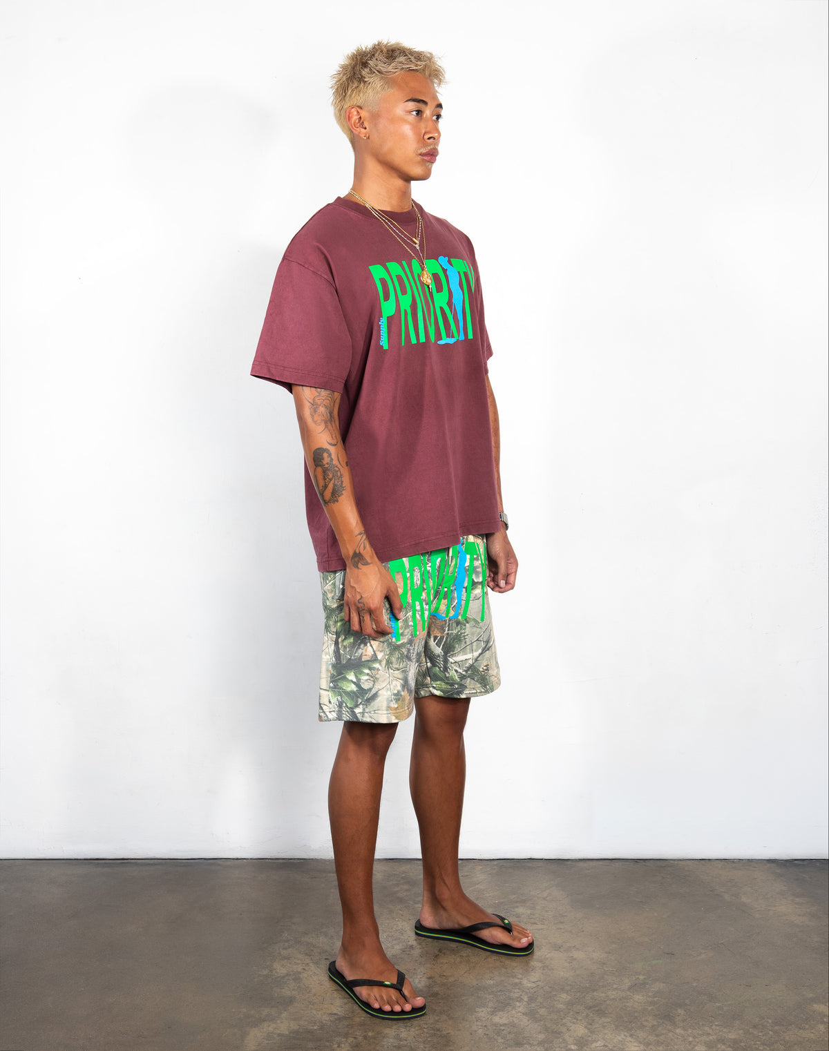 Priority Camo Shorts
