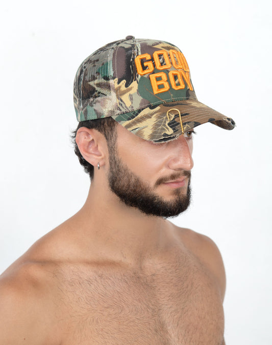 Good Boy Camo Trucker Hat