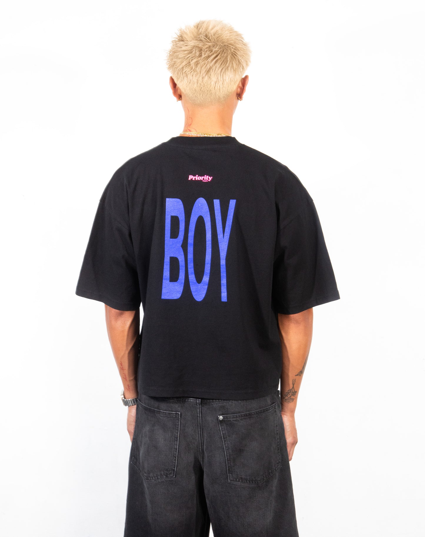 Priority Boy Tee - Black