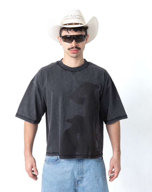 Cowboys Taste Better Tee - Charcoal