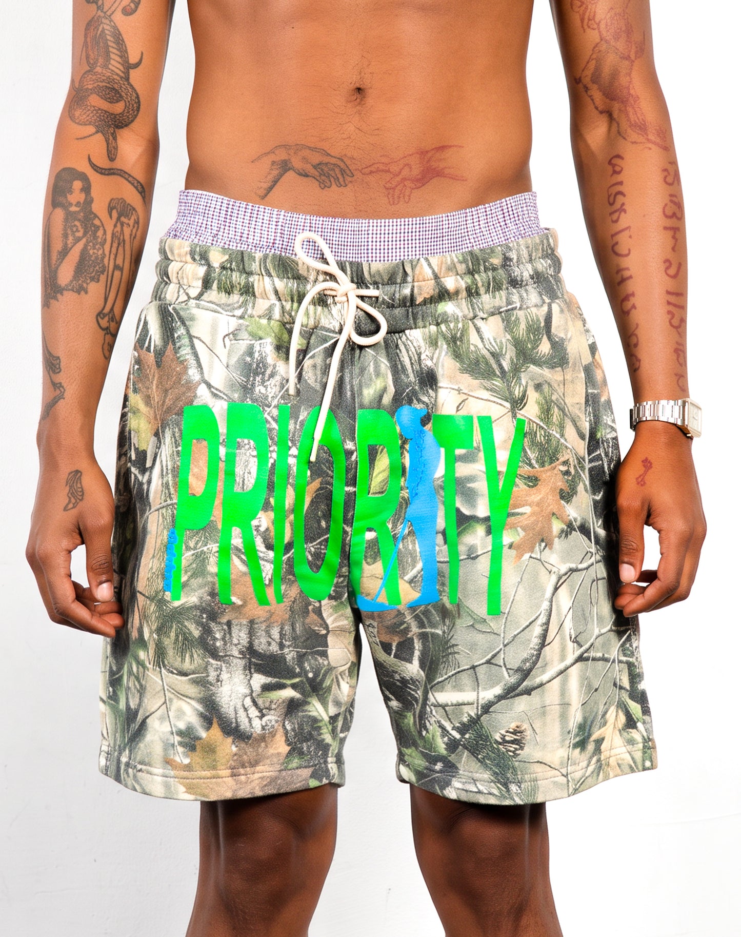 Priority Camo Shorts