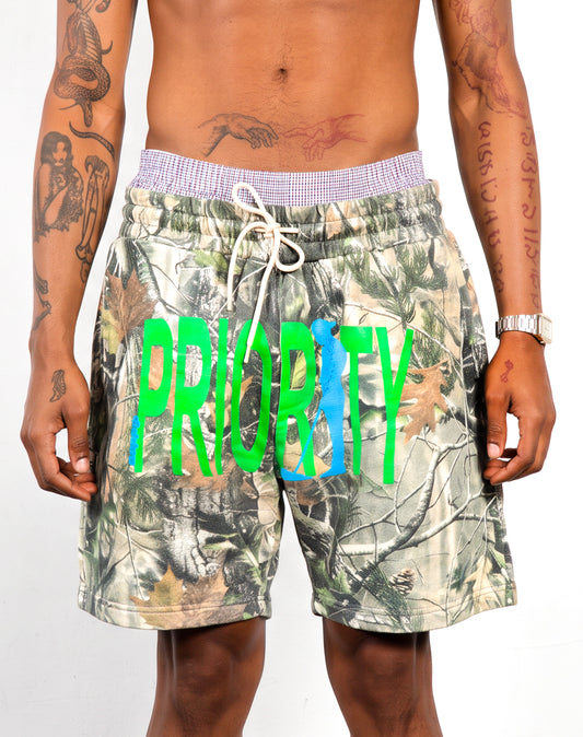 Priority Camo Shorts