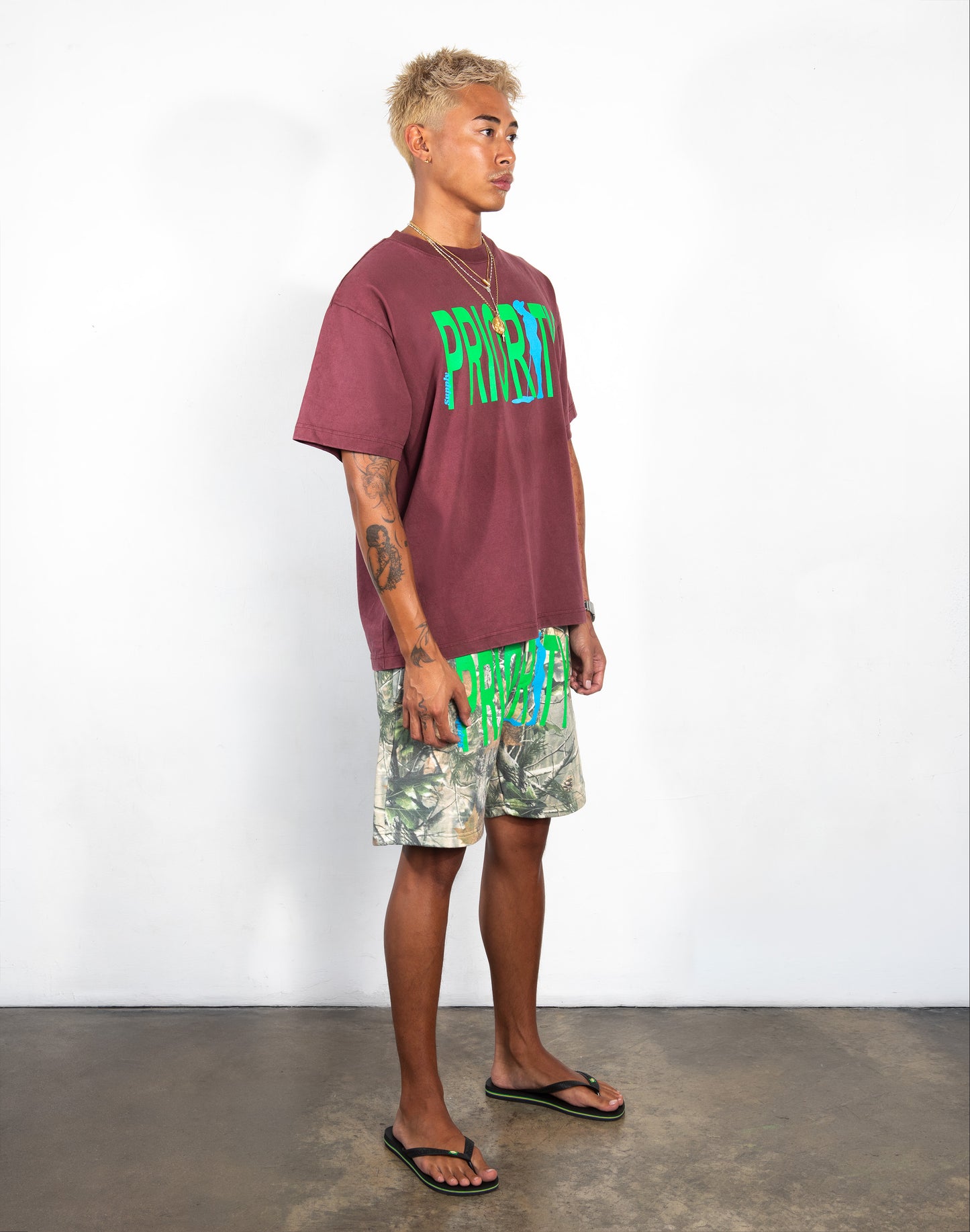 Priority Camo Shorts